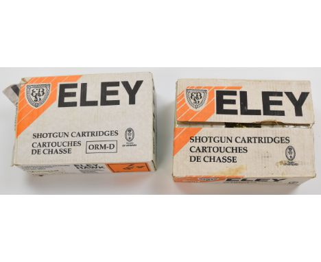 Two-hundred-and-fifty 12 bore Eley First 28g shotgun cartridges, all in original boxes. PLEASE NOTE THAT A VALID RELEVANT FIR