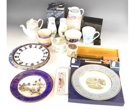 Royal Crown Derby Imari cake knife and cabinet plate, small bowl in the Vine Cobalt pattern, Spode Imari, Royal Worcester ite