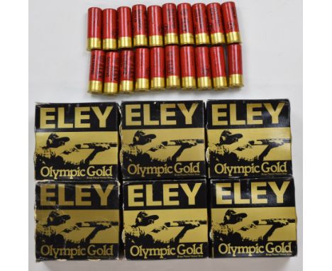 One-hundred-and-seventy 12 bore Eley Olympic Gold shotgun cartridges, most in original boxes. PLEASE NOTE THAT A VALID RELEVA