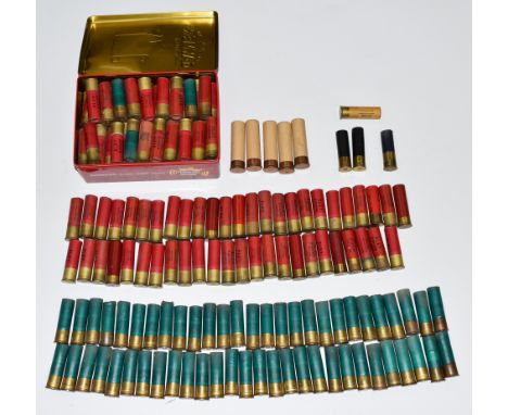 Over 180 8 bore shotgun cartridges including James Pain & Son, Eley etc. PLEASE NOTE THAT A VALID RELEVANT FIREARMS/SHOTGUN C