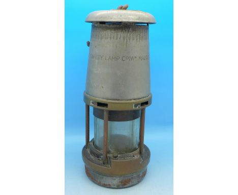 A The Wolf Safety Lamp Co. (Wm Maurice) Ltd., Sheffield, miner's safety lamp
