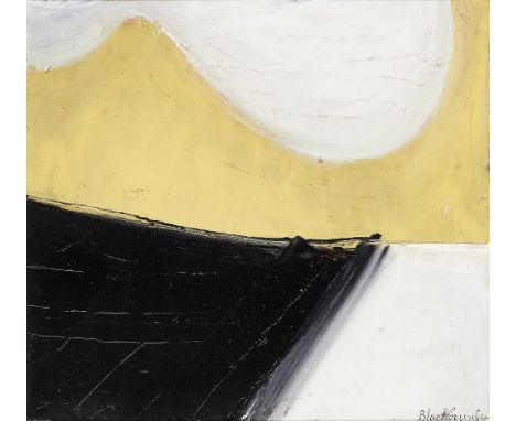 John Blackburn,  British 1932-2022 -   Untitled, 1964;   oil on panel, signed and dated lower right 'Blackburn 64', 22.8 x 25