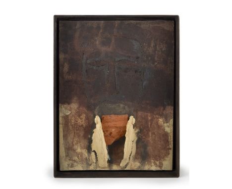 Mimmo Paladino Hon RA,  Italian b.1948 -  Maesta, 1998;   terracotta and metal, signed and dated on the reverse 'M Paladino 1