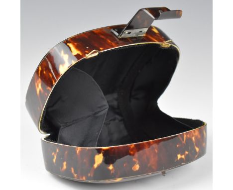 Vintage tortoiseshell clutch bag, 9 x 13cm