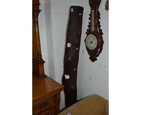A RUSTIC STYLE UPLIGHTER STANDARD LAMP