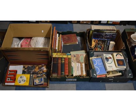 A Collection of Various Vintage Books to include Observers Books, Art Books, Books on Antiques, together with Vintage Games a