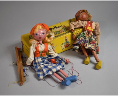 Two Vintage Pelham Puppets 