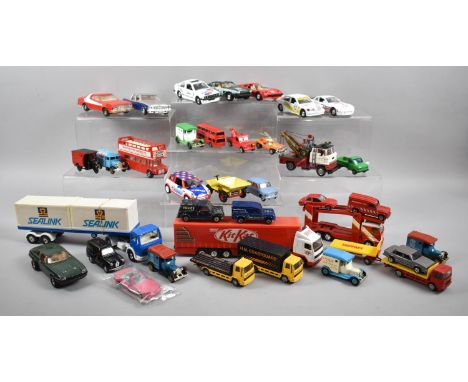 A Collection of Vintage Die Cast Corgi Toys 