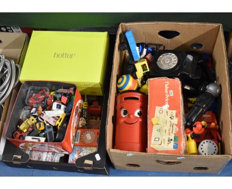 Two Boxes of Vintage Toys and Games 