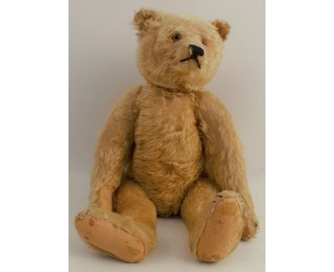 A 1920's Steiff bear, height 18ins