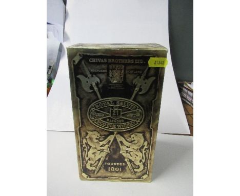 A bottle of Chivas Brothers, Royal Salute 21 years old blended Scotch whisky, boxed