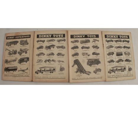 Four Dinky Toys editions of The Meccano Magazine,&nbsp;