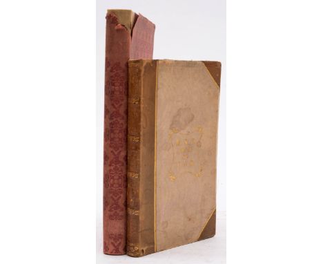 C. A. W - M. S. S. Poems. half calf, 8vo, c1830s.* a small book crammed full of manuscript poetry all in the same hand. With 