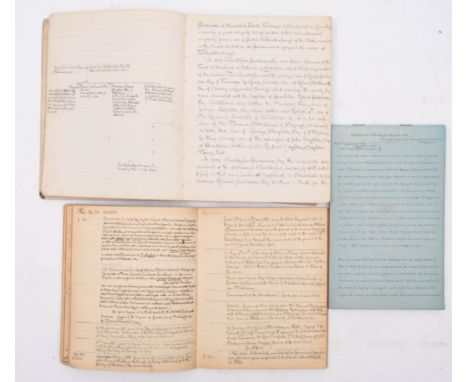 LANDSDOWNE, Lord - a polite 2 page MS letter addressed from Bowood, Dec.9th 1835, to  Sainthill, Lansdowne, Cork.- With three
