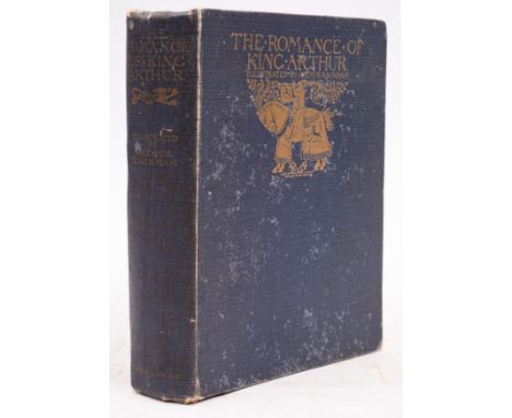 RACKHAM, Arthur ... (Illustrator) : The Romance of King Arthur and his knights of the round table. 16 colour plates. Org. clo