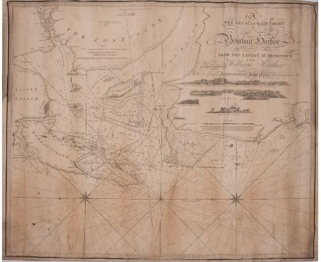 PLAN OF BOMBAY HARBOUR: " A New and Accurate Chart of Bombay Harbor. Draw from the Latest Authorities for William Heather." L