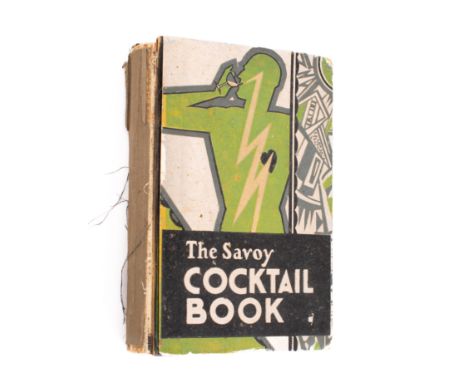 CRADDOCK, Harry - The Savoy Cocktail Book : Lacks spine, two covers are loose and rubbed mainly at the edges. 8vo. internally