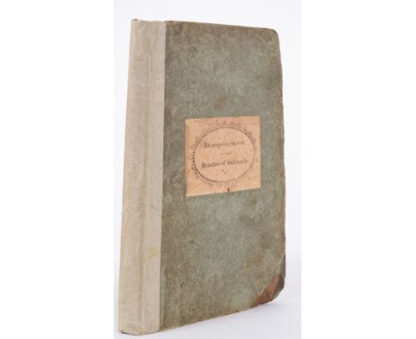 WALLIS, John - The Beauties of Sidmouth Displayed; being a descriptive sketch , (etc). Paper covered boards knocked on one co