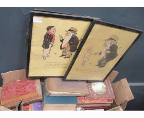 A signed inscribed photographic print of Joseph Chamberlain with Kipling quote, three William Younger & Co Ltd advertising ca