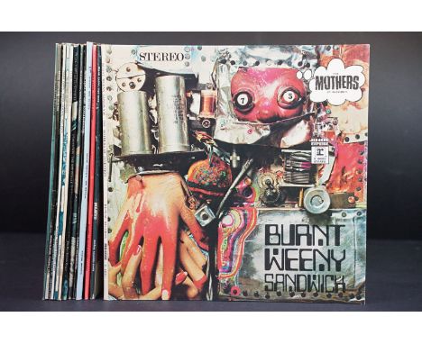 Vinyl - 13 Frank Zappa &amp; The Mothers Of Invention albums to include: Burnt Weeny Sandwich (UK K 44083), Hot Rats (UK K 44