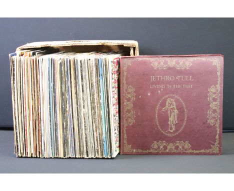 Vinyl - Approx 50 Rock, Pop, Reggae LPs and 30 12" singles to include Jethro Tull, George Clinton, I Jah Man, Al Green, Yes, 
