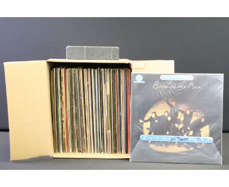 Vinyl - Over 70 LPs to include Wings Band On The Run (Half Speed Master HC46482 in Ex condition), The Beatles x 3, Blue Note 