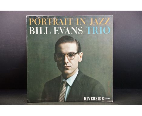 Vinyl - Jazz - The Bill Evans Trio – Portrait In Jazz. Original UK 1962 Mono pressing on Riverside Records RLP 12-315. Blue R