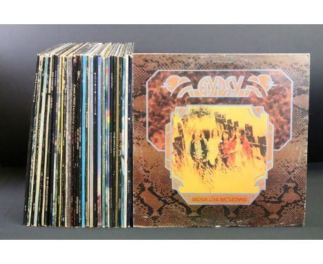 Vinyl - 40 Hard Rock / Classic Rock mainly original Uk pressing albums to include: Gypsy x 2, Grin, Uriah Heep, Deep Purple x