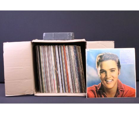 Vinyl - Over 60 Rock &amp; Pop LPs to include Elvis Presley x 6 (all original UK pressing), The Eagles x 5, Lou Reed, Bob Dyl