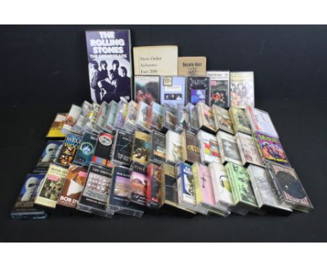 Cassettes - Collection of 50 Rock &amp; Pop Casettes / Cassette Box Sets to include The Cure In Paris, Led Zeppelin Physical 