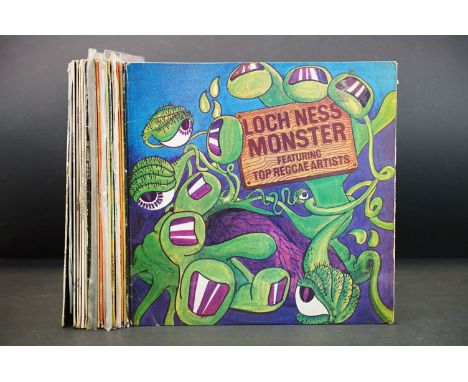 Vinyl - Reggae - 21 UK pressing compilation albums on Trojan Records to include: Reggae Rock (TRLS 149), Loch Ness Monster (T