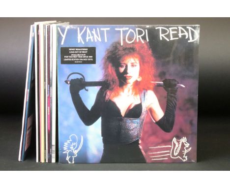 Vinyl - 10 limited edition albums and 2 x 12" by female artists to include: Y Kant Tori Read – Y Kant Tori Read (2017, orange