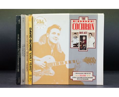 Vinyl / CD - 5 Box sets to include Bruce Springsteen, David Bowie (Early Years 3 LP set &amp; Portrait Of A Star 3 LP set), E