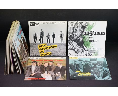 Vinyl - 14 1960s EPs to include Bob Dylan, The Animals x 2, Manfred Mann x 4, Rolling Stones, Four Tops, The Byrds, Sonny &am