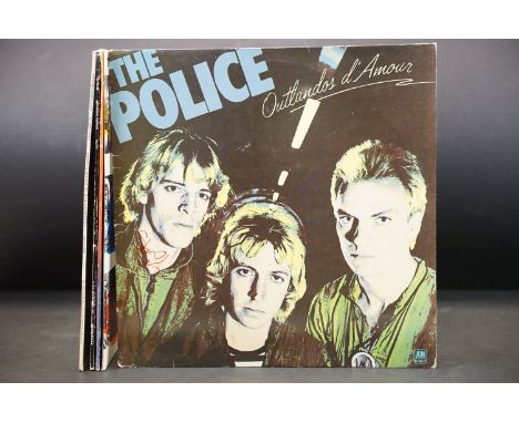 Vinyl / Autograph - 5 signed The Police albums, all signed by Stewart Copeland, including Rumble Fish Soundtrack sleeve only 