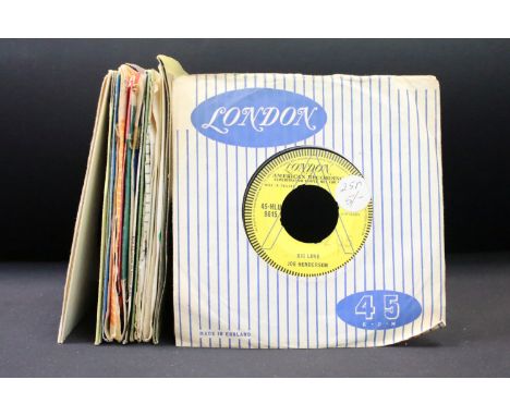 Vinyl - 19 mainly UK pressing Rockabilly / Rock ’N’ Roll 7” singles including promo, to include: Joe Henderson (London Demo P