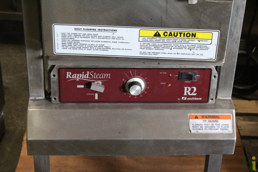 SOUTHBEND MODEL R2 RAPID STEAMER ON STAINLESS STEEL STAND