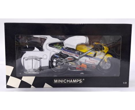 Minichamps 122016146 1/12 scale - Honda NSR 500 - Team Nastro Azzuro 2001 500cc GP. Conditions generally appear Near Mint in 