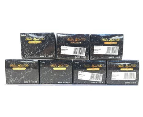 Paul's Model Art Cycle Line, a boxed group of 1:24 scale BMW motorcycles. See photos. Although unchecked for completeness, co