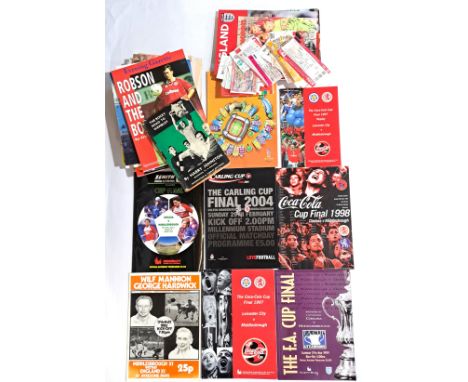 Football Programmes, Tickets and Similar, a large quantity relating mainly to Middlesbrough FC which includes Home Programmes