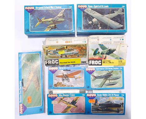 Novo and Frog&nbsp;a mixed group of 1/72 and similar scale Planes to include Novo Supermarine S 6B Racing Seaplane F164, Novo