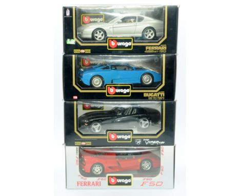 Bburago a boxed group of 1:18 Scale models (see photo). Conditions appear to be Excellent (unchecked for completeness).