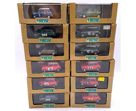 Vitesse, boxed Mini Rally and similar Car group to include LO39 Morris Cooper 'S' (1967 East African Safari) and others. Cond
