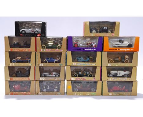 Brumm (1/43rd scale) group of Cars to include R9 1904 Coppa Florio 75 HP, plus others. Conditions generally appear Excellent 