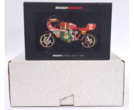 Minichamps 122781212 1/12 scale - "M.Hailwood" Ducati 900 Racer - IOM TT 1978. Conditions generally appear Near Mint in gener