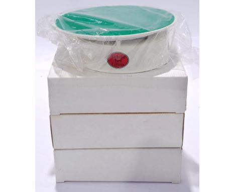 EFE, a boxed trio of Spinning (Battery operated) Model showcase Tables. Untested. Conditions generally appear Good Plus in Go