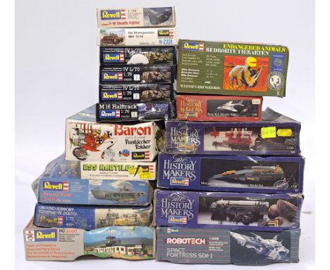 Revell, a mixed boxed model kit group of 1/72 &amp; similar scale Tanks, History Makers collection and others to include, #64