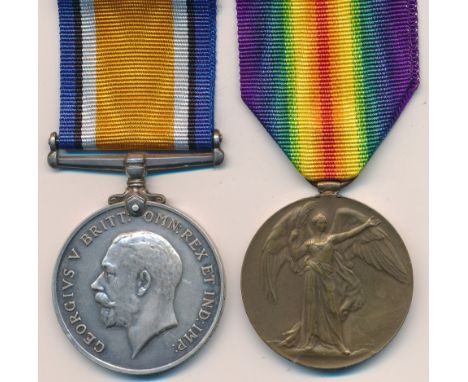 First World War – Arthur. J. Sharp – First World War British War Medal &amp; Victory medal pair awarded to 30463 PTE. A. J. S