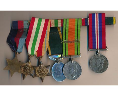 Second World War – Douglas Ormiston – Second World War Medal group awarded to Douglas Ormiston to include; The Defence Medal,