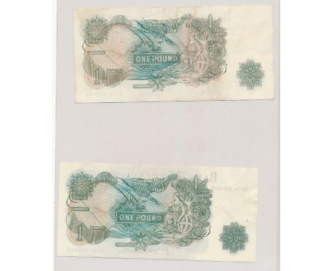 English bank notes (15), fine to extremely fine with £5 Hollom B51, Lowther HB04, £1 Peppiatt B21B, D07H, H19B (last series),